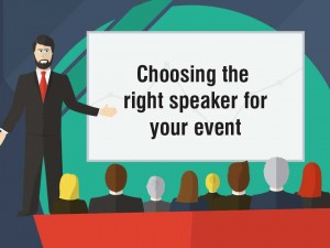 Choosing the right speaker for your event